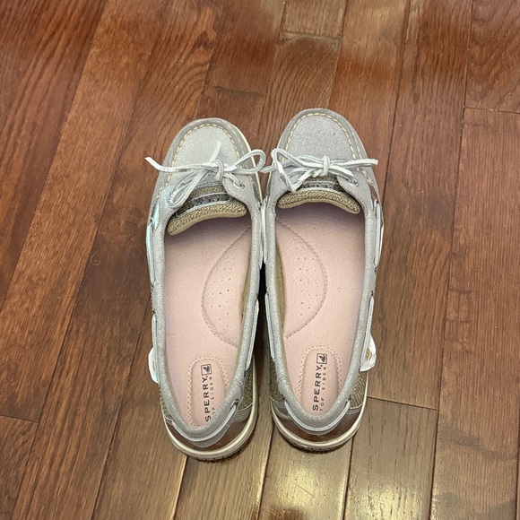 Sperry Light Gray Boat Shoes - Picture 3 of 6